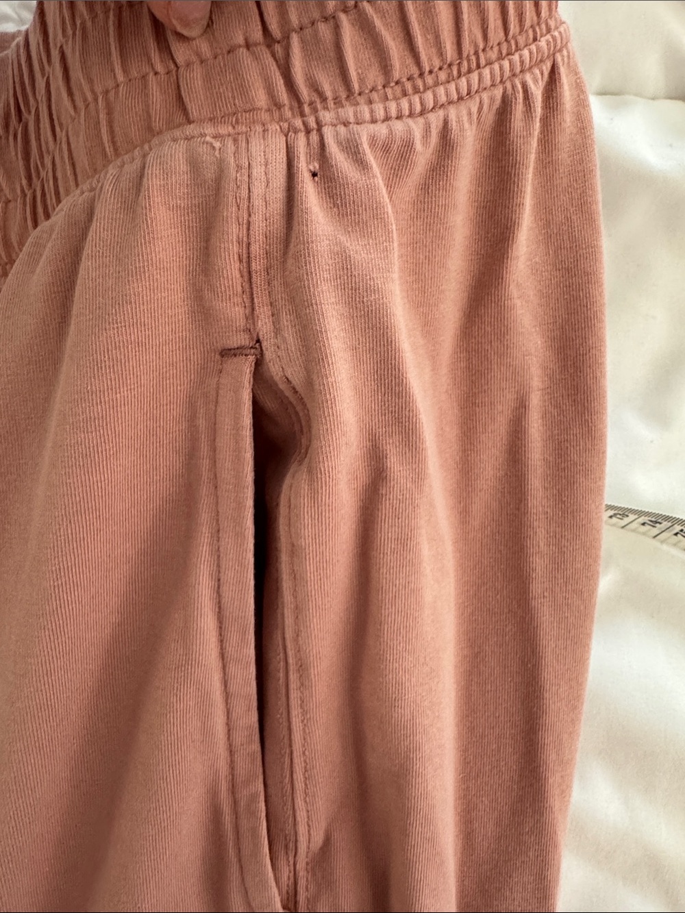 Free People Baggy Comfortable Lounge Jogger Pants Medium Peach - Picture 7 of 7